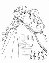Coloring Elsa Pages Colouring Printable Print sketch template