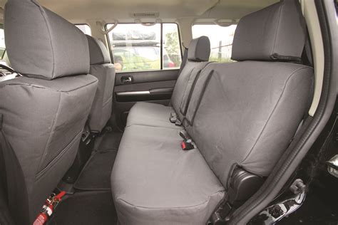 canvas seat covers rear  suit toyota hilux   ironman