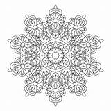 Kaleidoscope Pages Coloring Print Getcolorings Printable sketch template