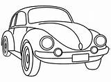 Coloring Car Beetle Volkswagen Kids Sheets Pages Legendary sketch template