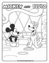 Mickey Mouse Coloring Clubhouse Pages Pluto Disney Sheets Print Printable Color Kids Colour C369 Gives Apple Book Pdf Dinokids Popular sketch template