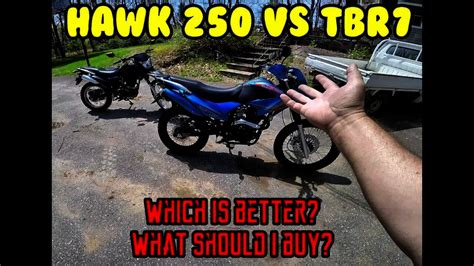 hawk   tbr side  side comparison  bike      buy