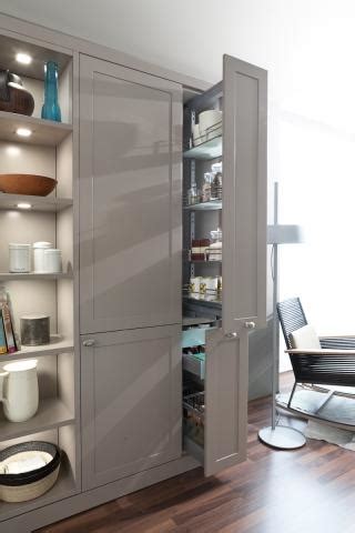 carre fs traditional kitchen closet  pantry ajar kitchen cabinets leicht  york