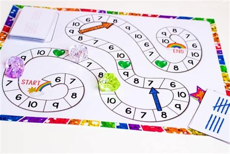 printable math games  preschoolers lemon kiwi designs