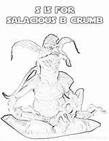 Wars Star Salacious Crumb Coloring Alphabet Printables Pages Choose Board Mom sketch template
