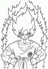 Coloringhome Goku sketch template