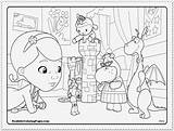 Doc Coloring Mcstuffins Pages Clipart Popular Library sketch template