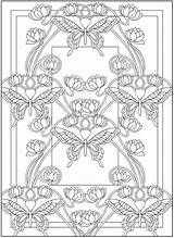 Coloring Pages Nouveau Deco Kids Printable Dover Butterfly Publications Book Pop Doverpublications Fine Color Getcolorings Getdrawings Adults Popular Browse Complete sketch template