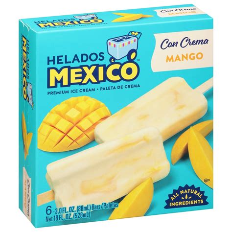 Helados Mexico Mango Ice Cream Bars Shop Bars And Pops At H E B
