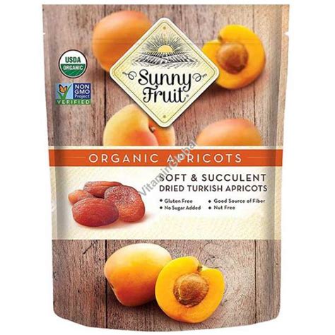 sun dried organic apricots  oz   portion packs