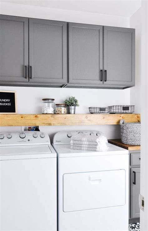 organize  small laundry room blesser house
