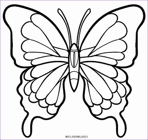 printable butterfly coloring pages  kids menggambar kupu kupu