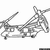 Osprey Helicoptero Marine Tilt Rotor Chinook Kolorowanki Meios Transporte Colorear Thecolor Helikoptery Helikopter Militar Helicopteros Darmowe Chopper Soldaten Kleurplaat Helicóptero sketch template