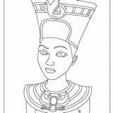 Coloring Pharaoh Egipto Faraón Egypt Hellokids Hatchepsut Antiguo sketch template