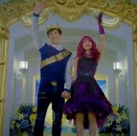 King Ben And Princess Mal Disney Descendants Movie