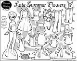 Summer Marisole Monday Paper Printable Flowers Print Friends Dolls Late Click Pdf Doll Paperthinpersonas Personas Thin Rest Series Margot sketch template