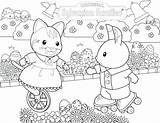 Sylvanian Coloring Pages Calico Critters Families Cottage Easter Celebrate Printable Hellokids Color Print Family Preschooler Getcolorings Garden Odwiedź Choose Board sketch template