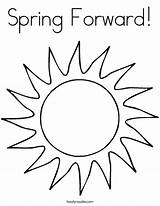 Coloring Spring Forward Sun Built California Usa Twistynoodle sketch template