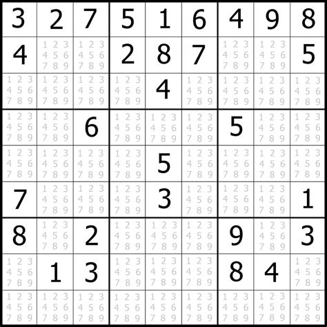 easy sudoku puzzle  print  printable sudoku instructions