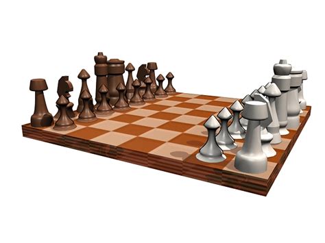 chess sets  model ds max files   modeling   cadnav