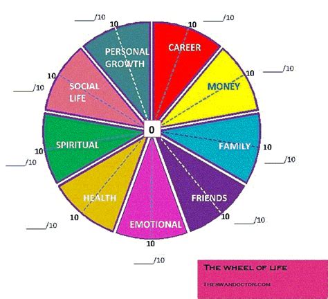 The Wheel Of Life Coaching Exercise The Swan Doctor