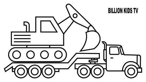 printable colouring pages digger  printable coloring