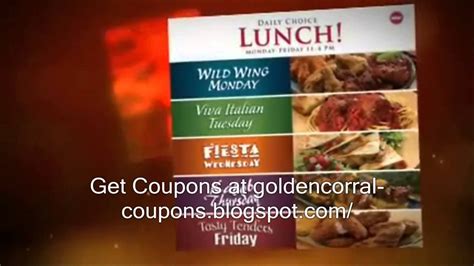 golden corral coupons  golden corral printable coupons youtube