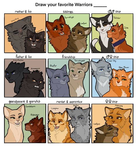 pin  dam slayer  animales art   warrior cats comics
