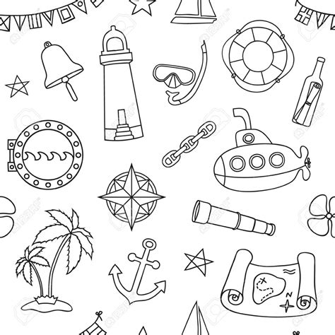 nautical coloring pages print  getdrawings