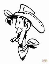 Lucky Luke Coloring Pages Happy Supercoloring Drawing Printable Popular sketch template
