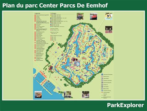 le plan de center parcs de eemhof parkexplorer