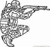 Military Coloring Pages Printable Camouflage Colouring Army sketch template