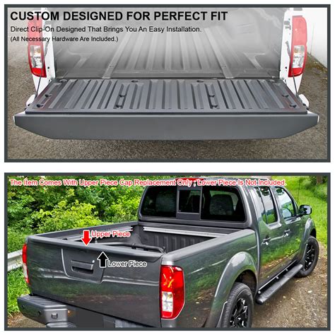 nissan frontier tailgate molding outer protector cover pc ebay
