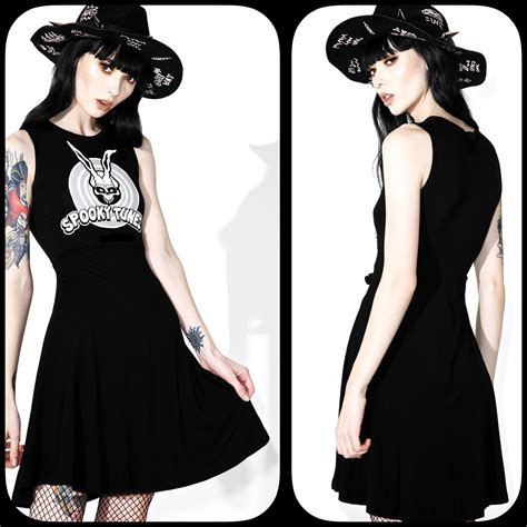 spooky cute dress cute dresses all black fashion dresses