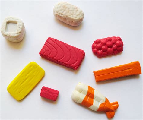 zakka life craft project sushi erasers