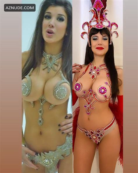 andrea rincon flaunts her stunning breasts wearing a sexy carnival