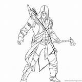 Connor Assassin Xcolorings 1280px Ubisoft sketch template