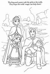 Frozen Coloring Pages Disney Family Elsa Kids Anna Printable Colouring Bojanke Birthday King Sheets Queen Girls Book Za Royal Ana sketch template