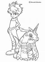 Coloring Pages Greymon Print sketch template