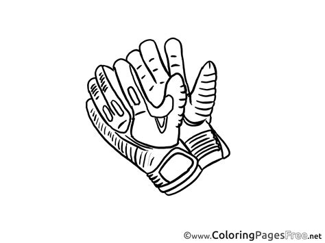 gloves coloring pages coloring home