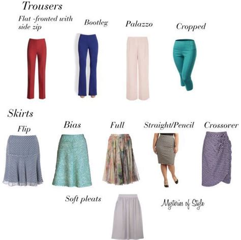Skirts And Trousers For Full Hourglass Body Shape