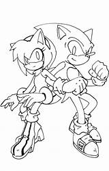 Sonic Amy Coloring Pages Kissing Lineart Sonamy Printable Color Print Deviantart Getdrawings Getcolorings Sketch Template sketch template