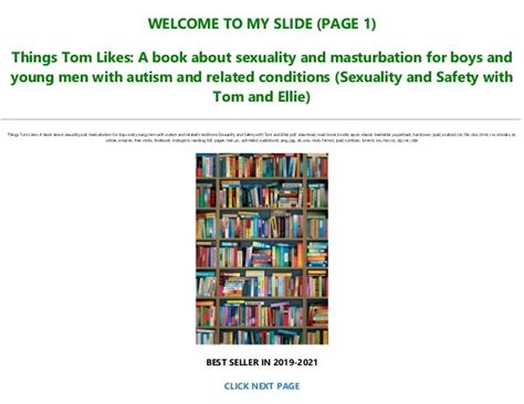 Download Pdf Things Tom Likes A Book About Sexuality And Masturbation