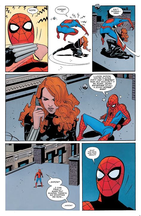 Black Widow Vs Spider Man Black Widow And Spiderman Comic Book