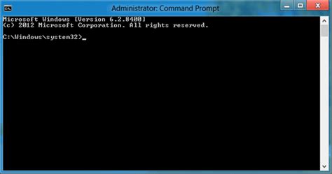 open dos command prompt window  administrator  windows