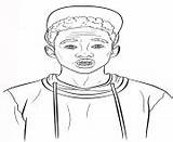 Coloring Pages Celebrity Smith Jaden Printable Color Info sketch template