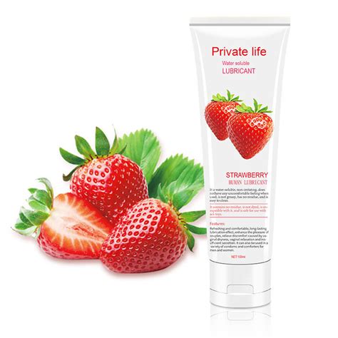 aphrodisiac edible sex lubricant strawberry flavor 60 ml