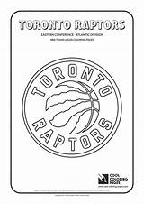 Raptors Coloring Nba Toronto Pages Logos Basketball Teams Cool Logo Conference Eastern Team Atlantic Kids Milwaukee Bucks Sheets Clubs Division sketch template