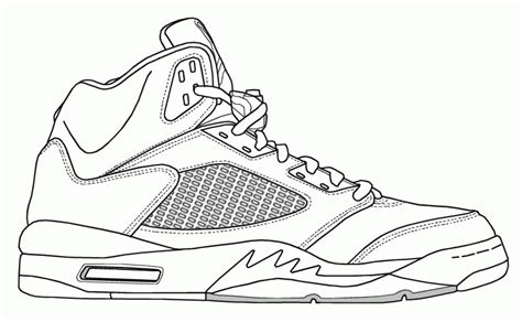 shoe coloring page coloring home