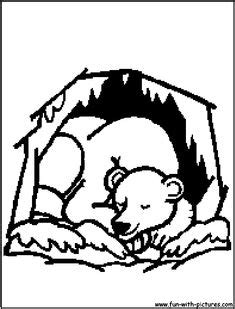 images  hibernation  pinterest bears coloring pages